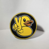 Duck Peace Sign, Trailer Hitch Cover, Customizable Color
