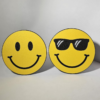Smiley Face, Trailer Hitch Cover, Customizable Color