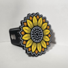 Sunflower, Trailer Hitch Cover, Customizable Color