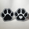 Dog Paw, Trailer Hitch Cover, Customizable Color